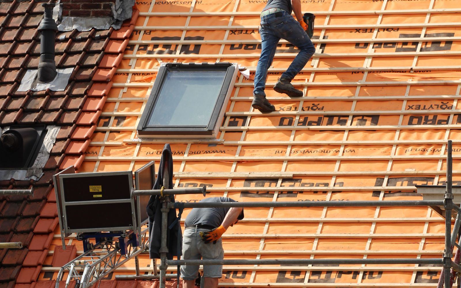 Entreprise BSK, chantier de couvreur zingueur à Ris-Orangis